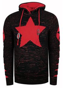Rusty Neal Grobstrick Comic Kapuzen-Pullover