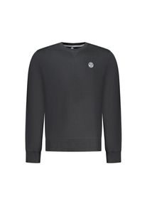 North Sails Schwarzer Baumwoll-Herren Sweatshirt
