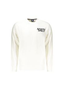 North Sails Wei&szlig;er Baumwoll-Herren-Sweatshirt