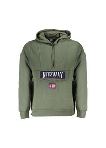 Norwegen 1963 Verde Baumwoll Herren Sweatshirt