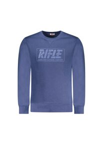 Rifle Blau Baumwolle Herren Sweatshirt