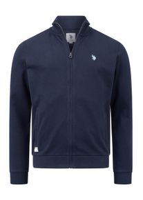 U.S. Polo Assn. Herren Sweatjacke mit Stehkragen aus 100 % Baumwolle