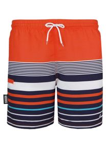 GUGGEN Mountain Herren Badehose mit Muster Streifen