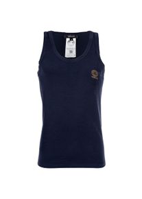 Versace T-Shirt Long Sleeves Round Neck Jersey Topeka Bi-Stretch Cotton Organic New Logo Unterhemd