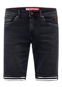 Rusty Neal Black Used Jeans Shorts "BENSON"