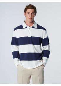North Sails Rugby-Oberteil Gestreiftes Langarmshirt
