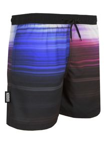 GUGGEN Mountain Herren Badehose gestreift verschwommene Streifen