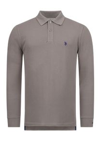 U.S. Polo Assn. Herren Longsleeve Poloshirt aus Baumwoll-Elasthan