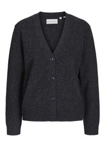 Strickstrickjacke - Dunkelgrau
