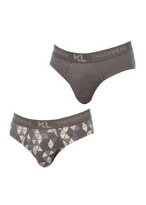 Pack-2 Basic Slips aus atmungsaktivem Stoff KLS2 f&uuml;r Herren