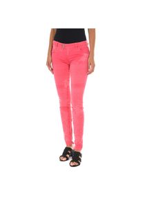 Met Lange Denim-Hose aus elastischem Stoff 70DBF0518-G291 Frau