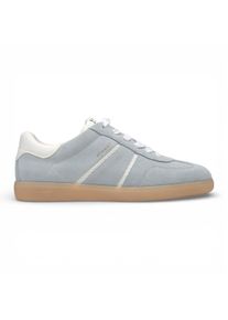 Tamaris Damen-Sneaker aus blauem und wei&szlig;em Leder