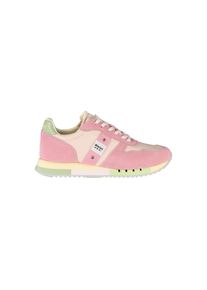 Blauer Rosa Polyurethan Damen Sneaker