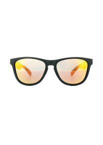 Polaroid Rectangle Mens Black Rubber Grey Red Mirror Polarized Sonnenbrillen