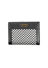 Guess Jeans Schwarzes Polyethylen-Portemonnaie