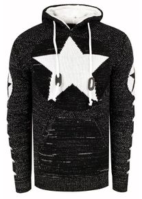 Rusty Neal Grobstrick Comic Kapuzen-Pullover