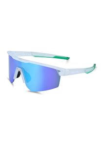 Lunettes de soleil polaris&eacute;es Breed Nyxon - Blanc/Vert