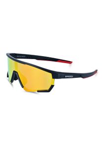 Lunettes de soleil polaris&eacute;es Breed Vega - Noir/Rouge
