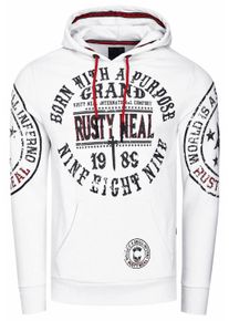 Rusty Neal Streetwear Kapuzen-Pullover mit Prints