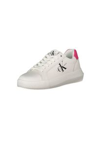 Calvin Klein Wei&szlig;e Leder Damen Sneaker