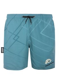 GUGGEN Mountain Herren Badehose mit Muster Streifen