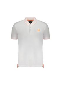Gianmarco Venturi Wei&szlig;es Baumwoll-Polohemd f&uuml;r Herren