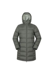 Mountain Warehouse - "Stratus Extreme" Daunenjacke f&uuml;r Damen, Packable, Lang (Khakigr&uuml;n)