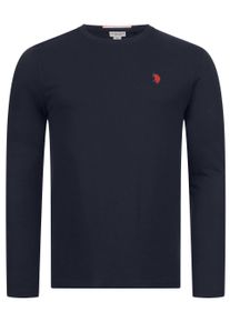 U.S. Polo Assn. Herren Longsleeve Basic Shirt aus 100 % Baumwolle