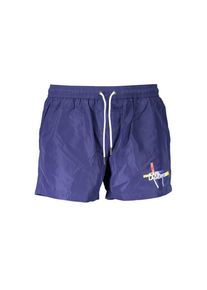 K by KARL LAGERFELD Karl Lagerfeld Blaue Polyester Herren Badeboxer