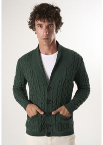 Strickjacke Gekn&ouml;pfte Strickjacke