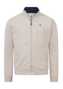 U.S. Polo Assn. Herren Sweatjacke mit Stehkragen aus 100 % Baumwolle