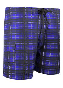 GUGGEN Mountain Herren Badehose Kariert