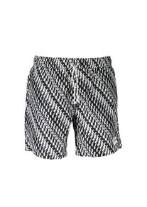 K by KARL LAGERFELD Karl Lagerfeld Wei&szlig;e Polyester Herren Badeboxer