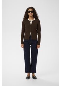Inwear Strickpullover YenahIW Strickpullover Gerade Passform brown
