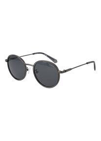 Polaroid Graue Sonnenbrille aus Edelstahl