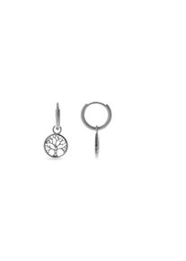 Luxenter Sterling Silber 925 Ohrringe mit rhodiniertem Brillant Zirkonia - Baum des Lebens