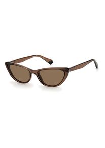 Polaroid Braune Kunststoff-Sonnenbrille