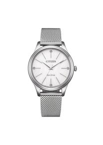 Citizen Silber Damen Armbanduhr EM1220-82A