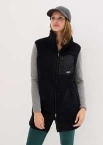 bonprix Teddy-Fleece Weste, schwarz, Gr.40/42 (M), Kuschelige Teddy-Fleece Weste mit Rei&szlig;verschlusstasche auf Vorderseite, aus Fleece