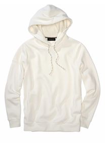 Mey & Edlich Mey & Edlich Herren Immer-da-Hoodie Wei&szlig; 100 % Baumwolle