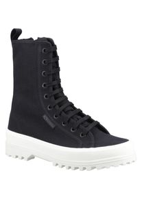 Superga 2641 Alpina High Baumwollmischung Damen Schwarz Stiefel