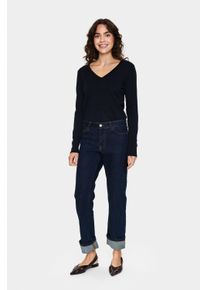 Saint Tropez Strickpullover MilaSZ Strickpullover Gerade Passform