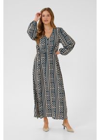 Kaffe Kleid Regular fit Sand Dollar Graphic Stripe sand