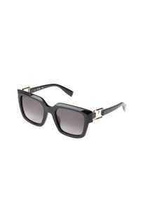 Furla Sonnenbrille Gl&auml;nzend Schwarz