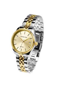 Victoria Hyde, Uhr, Gold-Silber, goldenes Zifferblatt, Kalenderfunktion