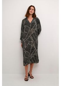 Kaffe Kleid Loose fit black white