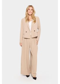 Saint Tropez Casual Hose Lockere Passform Crockery beige