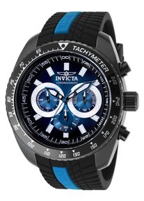 Invicta S1 Rally 36305 Herrenuhr - Quarzwerk - Edelstahl mit blauem Zifferblatt - 48 mm
