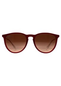 Ray-Ban RB4171 Erika 6815A5 poliertem Gummi violett rosa Farbverlauf braun Sonnenbrille