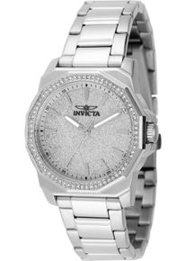 Invicta Speedway 49128 Damenuhr - Quarzwerk - Edelstahl mit silbernem Zifferblatt - 34 mm